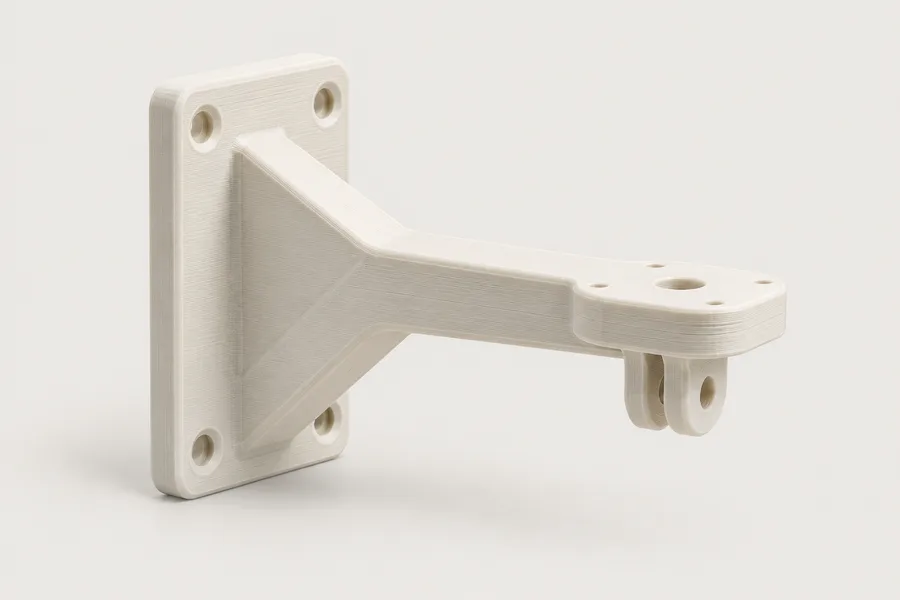 Pieza impresa en 3D en ASA, el material para exterior que sustituye al ABS al sol