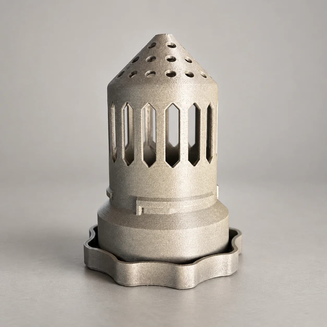 Piezas técnicas para una torre hidropónica